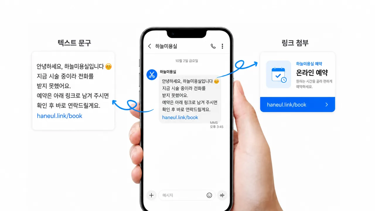 부재중 자동문자